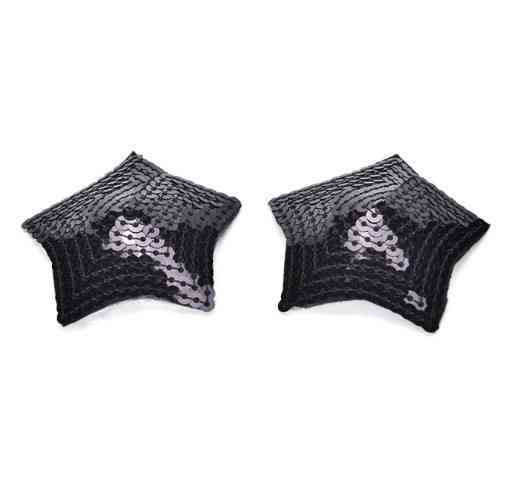 Наклейки на груди Зірочки, чорні Київ