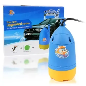 Портативная автомобильная мойка от прикуривателя с насосом, шлангом и распылителем Chejieba Коломыя