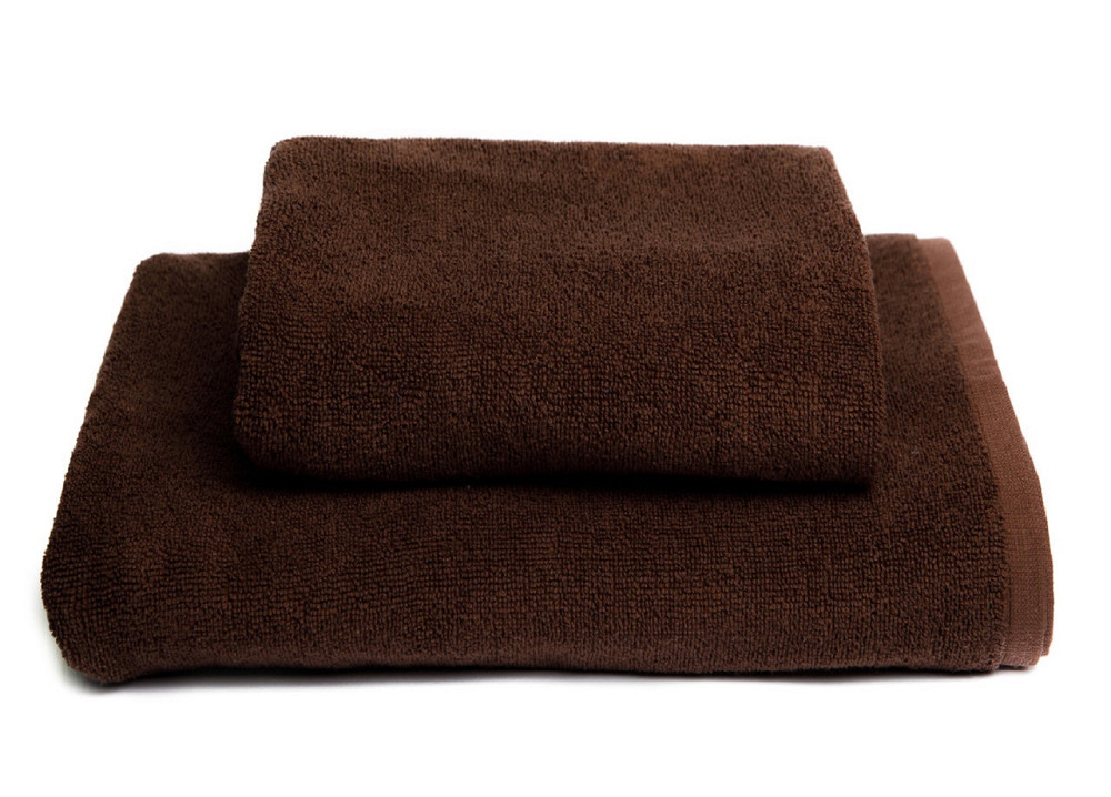 Комплект махровых полотенец Ideal Textile 2 шт (50х90см + 70х140см) (56860378) Шоколад Черновцы - изображение 1
