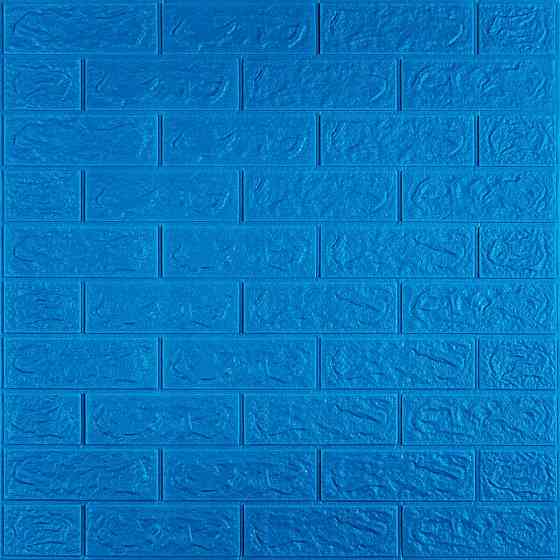 3D панель самоклеюча 700х770х5мм цегла Синій (003-5) SW-00000154 Київ