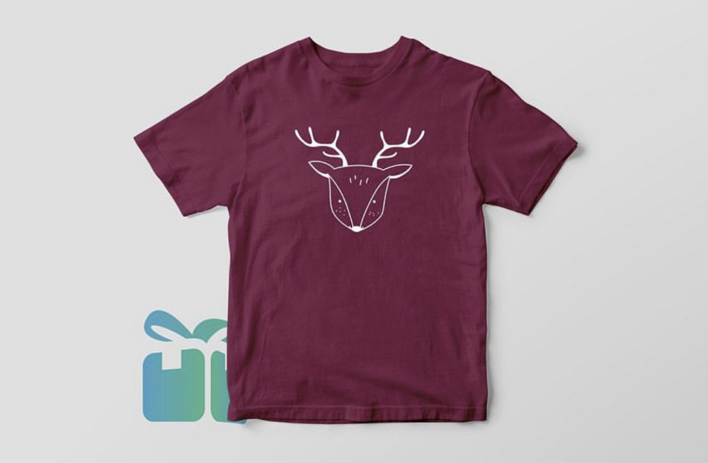 Бордова новорічна футболка. Новий рік. Різдво Чернівці - фото 1