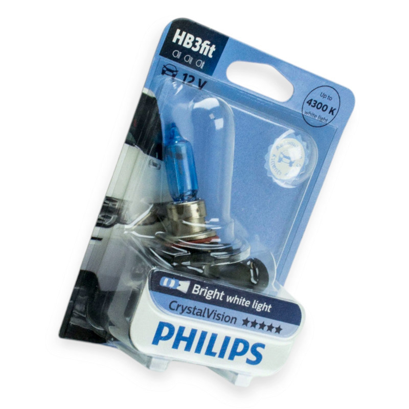 Автолампа 12V 65W PHILIPS Crystal Vision 4300K HB3 Мукачево - фото 1