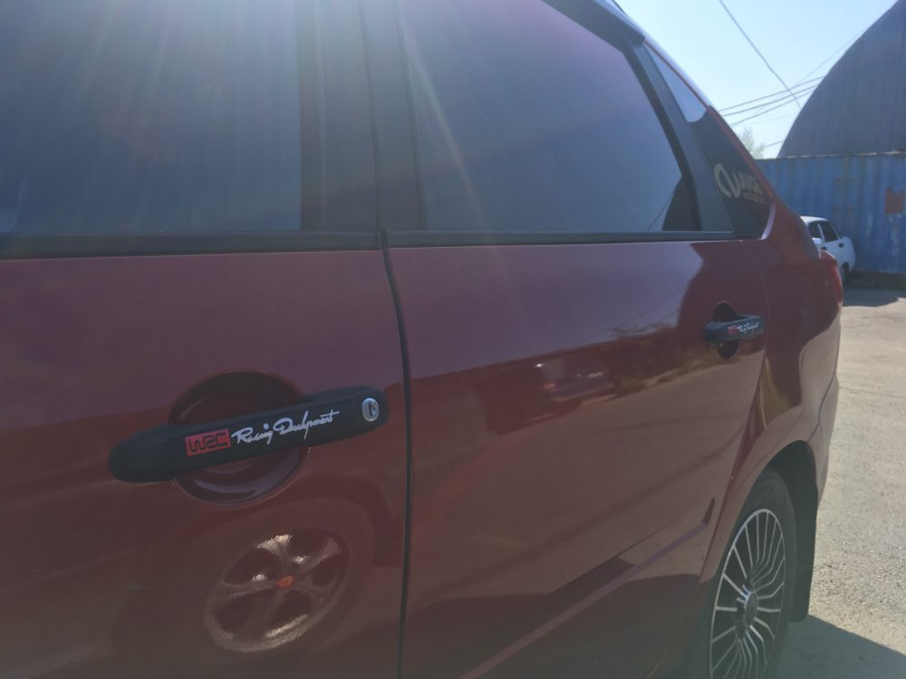 Наклейки на ручки Белая с красным № 6 светоотражаю Киев - изображение 4