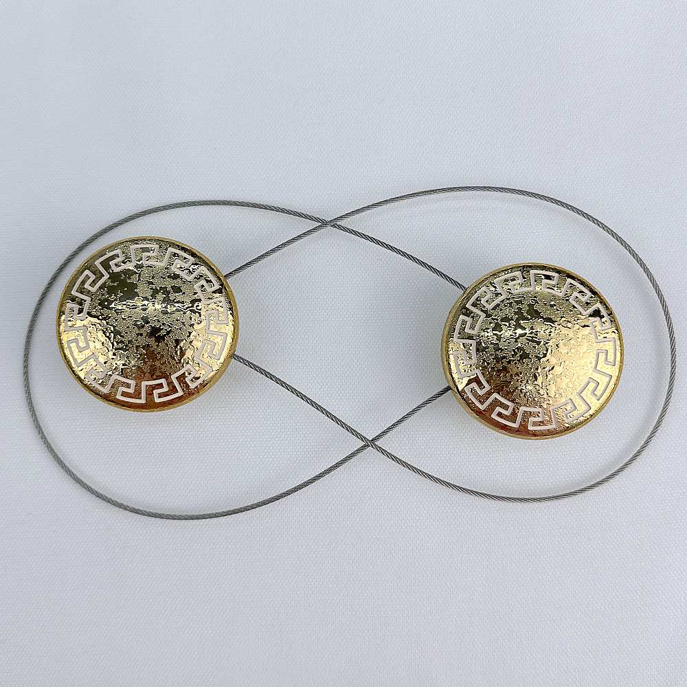 Магниты для штор и гардин Афина 2 шт Золотистый (81-268) Киев - изображение 6