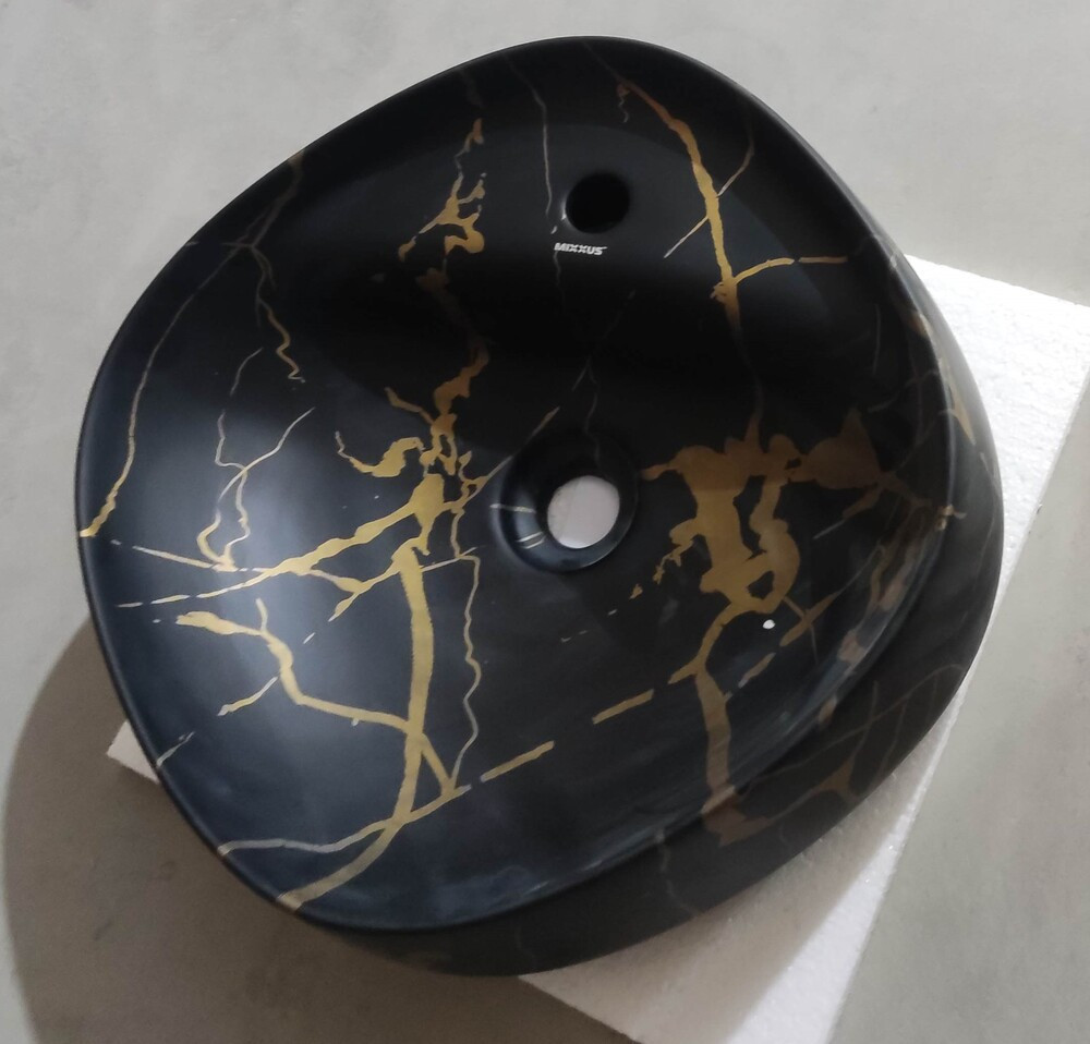 Раковина накладна MIXXUS PREMIUM WAVE-0201 MARBLE 430х430х150mm з отвором під змішувач   ( MP6536 ) 29645 Харків - фото 7