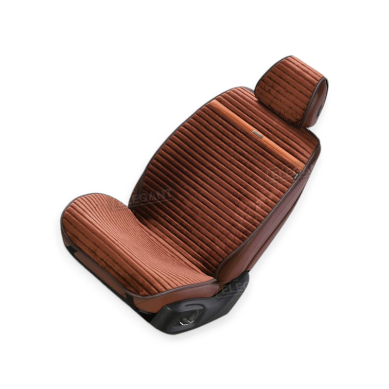 Накидки на сиденье napoli (перед+зад) полоса темно-коричневые Мукачево - изображение 2