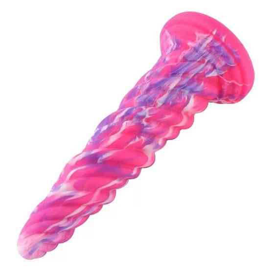 Фалоімітатор для секс-машин Hismith Awl Shape Silicone Dildo Monster Series, кріплення KlicLok Sex Aura Київ