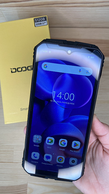 Защищенный смартфон DOOGEE V30 Pro 512 ГБ 200 Мп, аккумулятор 10800 мАч черный на две SIM-карты, Б/У мобильный телефон Киев - изображение 10