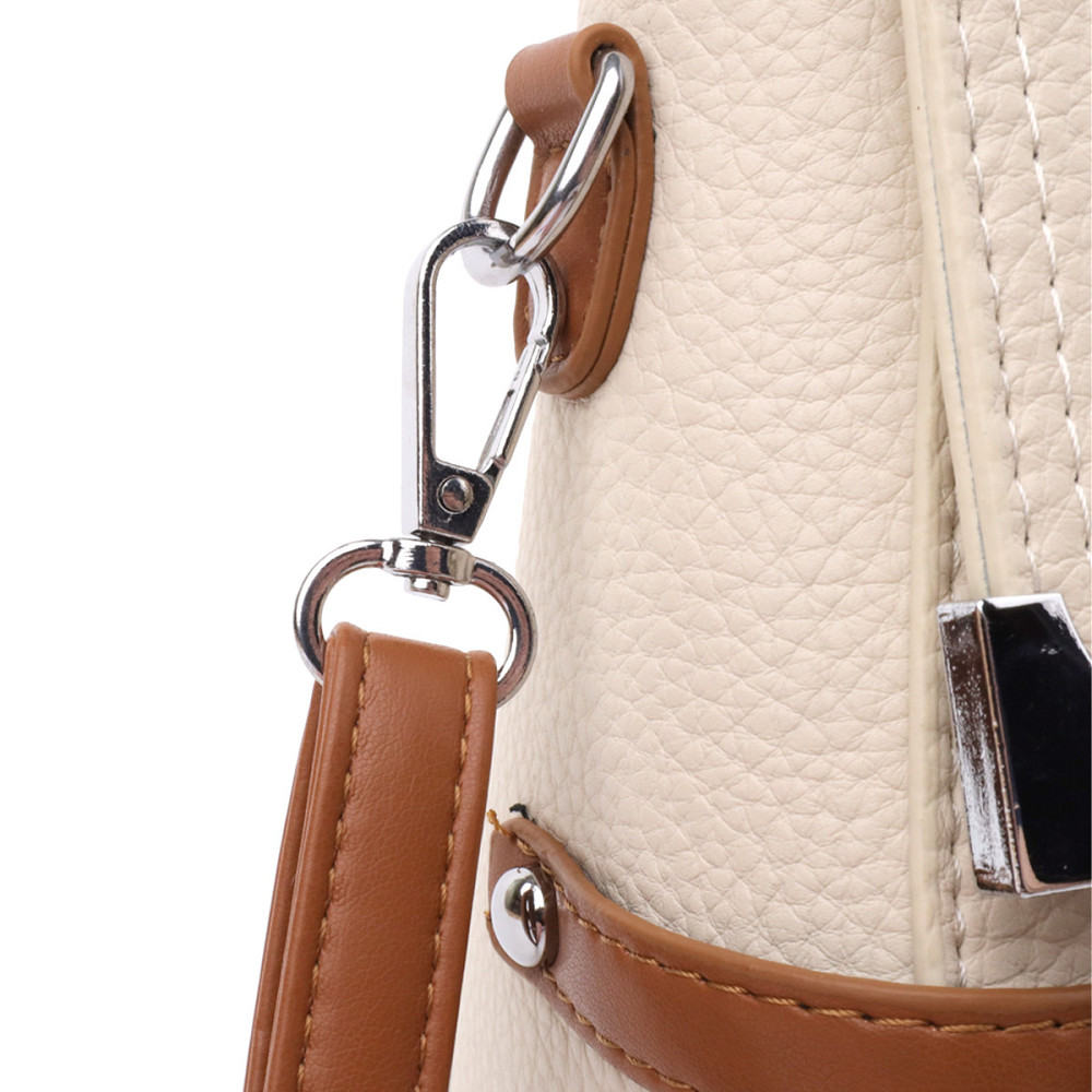 Елегантна жіноча сумка з екошкіри Vintage sale_15146 Бежевий Київ - фото 3