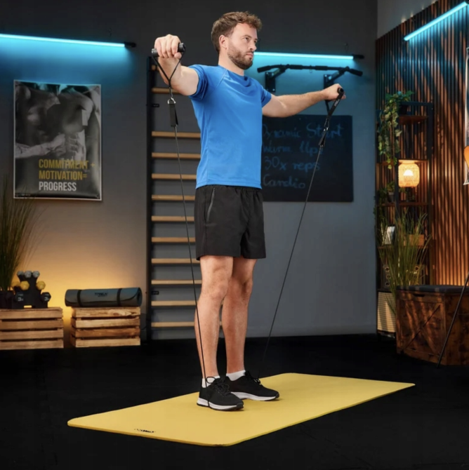 Набір резинок з еспандерами Trex Sport TX-050TS чорний Киев - изображение 10