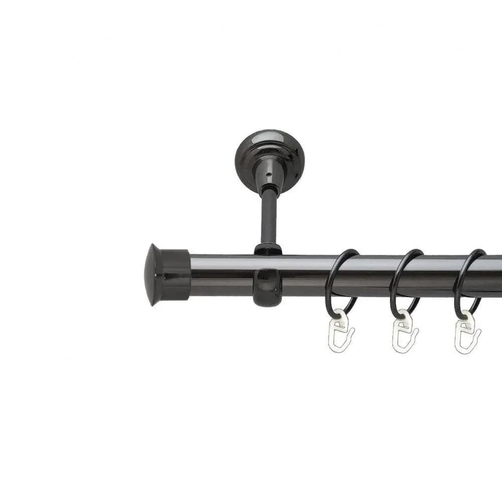 Карниз Orvit Дуо металевий однорядний відкритий Онікс 25 мм 300 см (6706549) Львів - фото 1