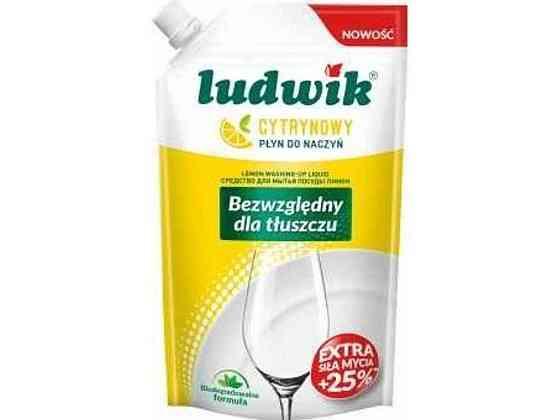 Бальзам для миття посуду 450мл Лимон (дой-пак) ТМ LUDWIK Київ