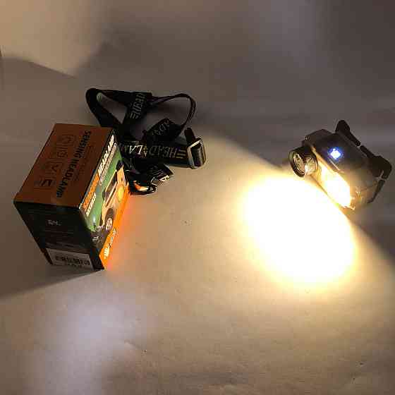 Налобный фонарь для точных работ CH-8825-3P35+COB(white+yellow)+RGB, Налобные фонари для активных людей AJ-43 Львов