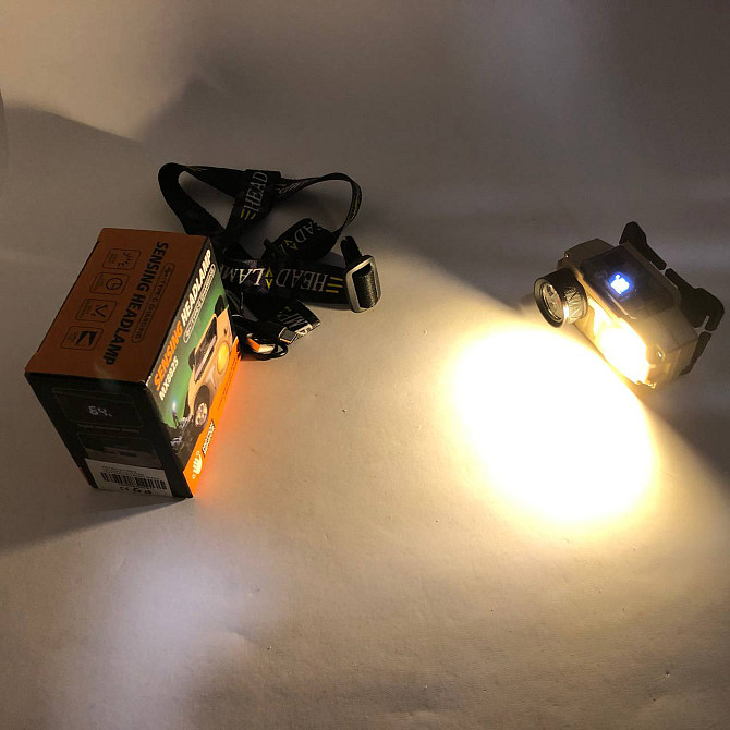 Налобный фонарь для точных работ CH-8825-3P35+COB(white+yellow)+RGB, Налобные фонари для активных людей AJ-43 Львов - изображение 1