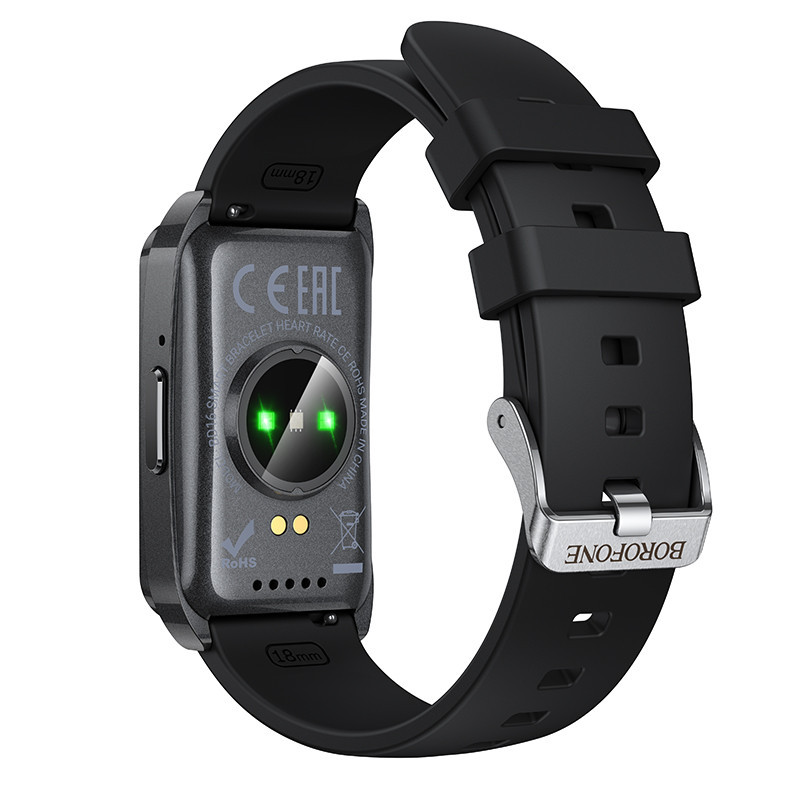 Смарт-годинник BOROFONE BD16 Smart bracelet Black Одеса - фото 4