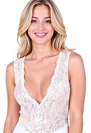 Боді Passion EVALIE BODY white S Sex Aura Київ