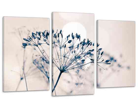 Модульна картина Квітка Мінімалізм Art-180_3 100x150 см Київ