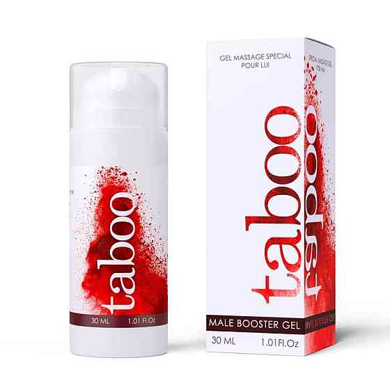 Збуджуючий та зігріваючий гель для чоловіків TABOO MALE BOOSTER GEL 30ML Sex Aura Київ