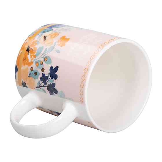 Liling Rongxiang Ceramic Чашка порцелянова з квітковим принтом 400 (мл) для чаю та кави RX-N240 Коломыя