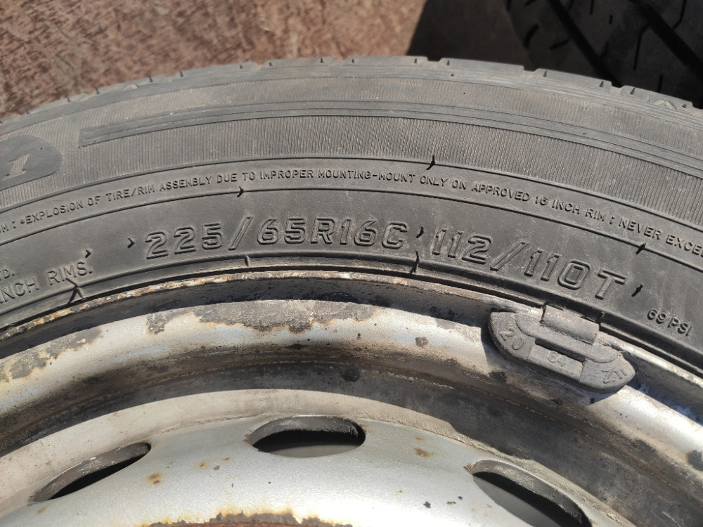 Диск металевий з шиною Falken LINAM Van01 225/65 R16C Renault Master III 2010-2019 Ковель - фото 5