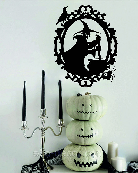 Декоративне настінне Панно «Відьма та котел», Декор на стіну Київ - фото 6