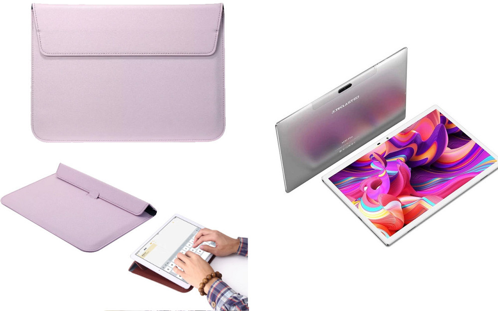 Чехол-конверт VitoCase для Teclast M30, M30 Pro, с функцией подставки для планшета Фиолетовый Киев - изображение 1