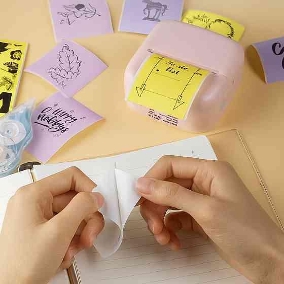 Самоклеючий термопапір для міні-принтера (57x25мм) 3 кольори SBR Київ