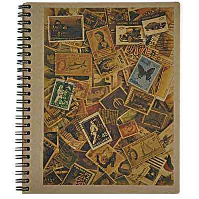 Блокнот Buromax spiral side, А5, 80sheets, KRAFT, square (assorted) (BM.2415) Вінниця