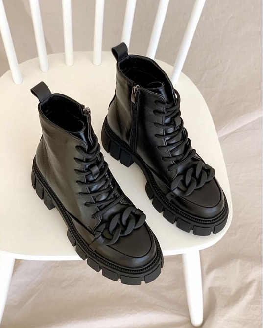 Olli Черевики жіночі OLLI K-254-Астра чорні (зима, шкіра натуральна) (4905) лише 38р. 38 Коломыя - изображение 1