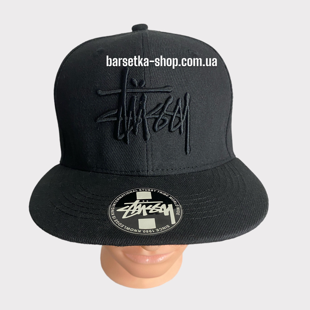 Кепка Stussy черный 52-59(р) Запорожье - изображение 4