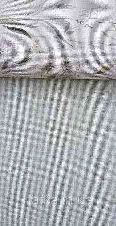 Шпалери вінілові на флізеліні Grandeco Universe метрові однотонні під тканину дрібна точка салатові UR1013 Київ