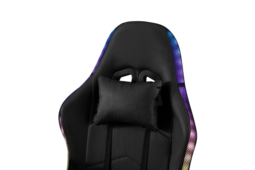 Крісло геймерське Трітон, чорний/LED Київ - фото 4