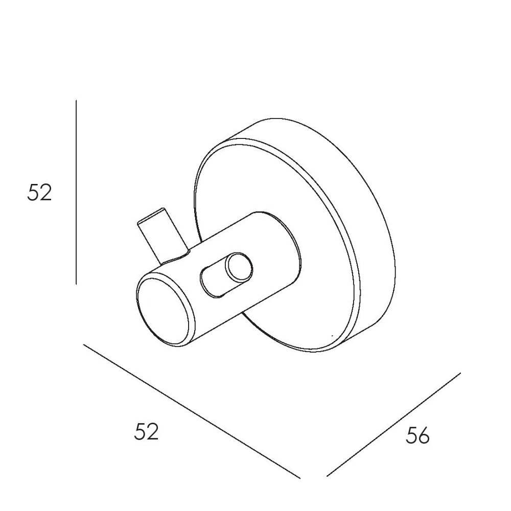 Крючок для полотенец в ванную IMPRESE SKALA двойной хром Киев - изображение 2