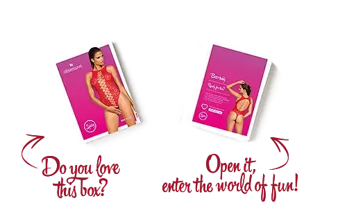 Ажурний бодістокінг із ефектом шнурівки Obsessive B120 teddy red S/M/L, червоний Львів - фото 7