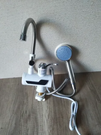 Цифровий миттєвий водонагрівач WATER HEATER MP-5208 з душем з LED дисплеєм, 3кВт, білий 3251 Київ - фото 2