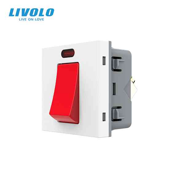LIVOLO Майстер-вимикач LIVOLO, білий, 20А 230В, модуль без рамки (VL-FCMKV20A-2WP) Коломия