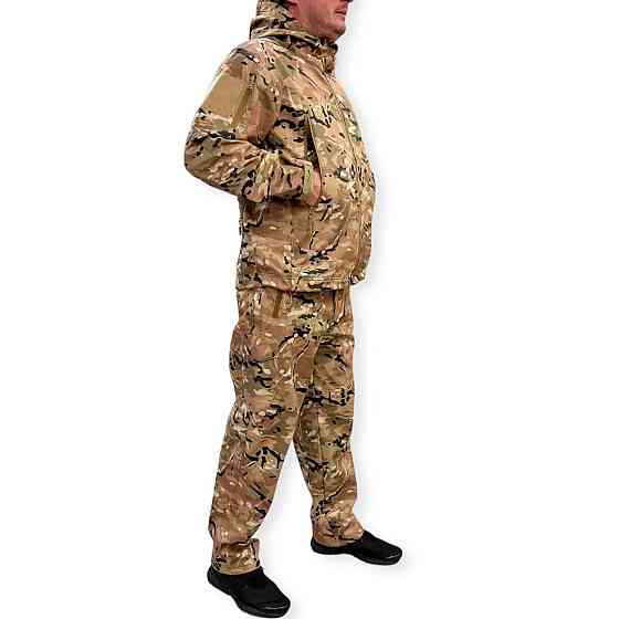 Тактический мужской костюм Softshell Tactic Shark Skin (Мультикам) S Винница