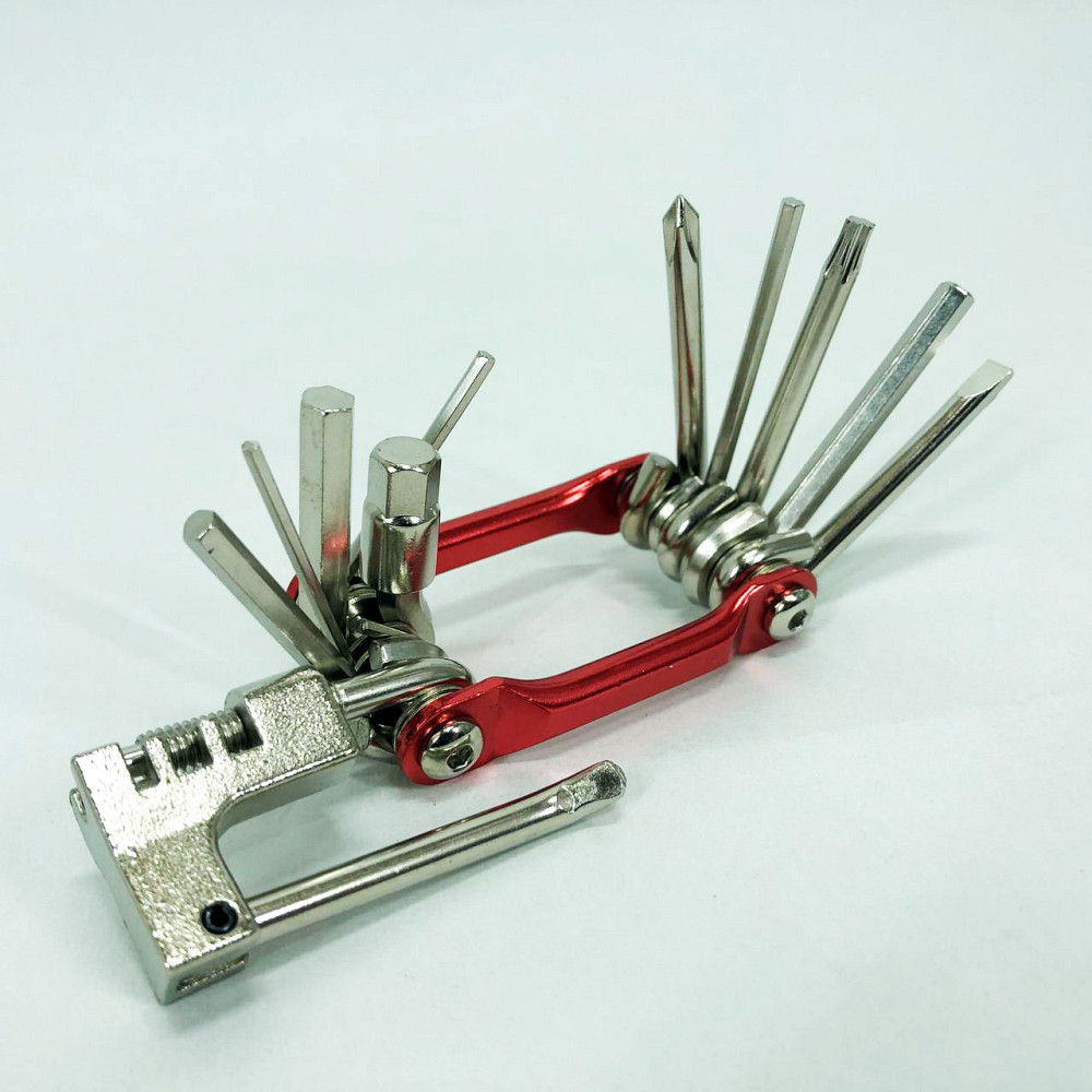 Многофункциональный велосипедный ключ BG-2121 Мультитул JV-730 11 предметов Киев - изображение 9