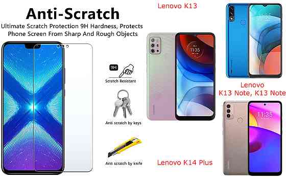 Защитное стекло NeoGlass для Lenovo K13, K13 Note, K13 Note, K14 Plus – ультрапрозрачное и устойчивое Киев