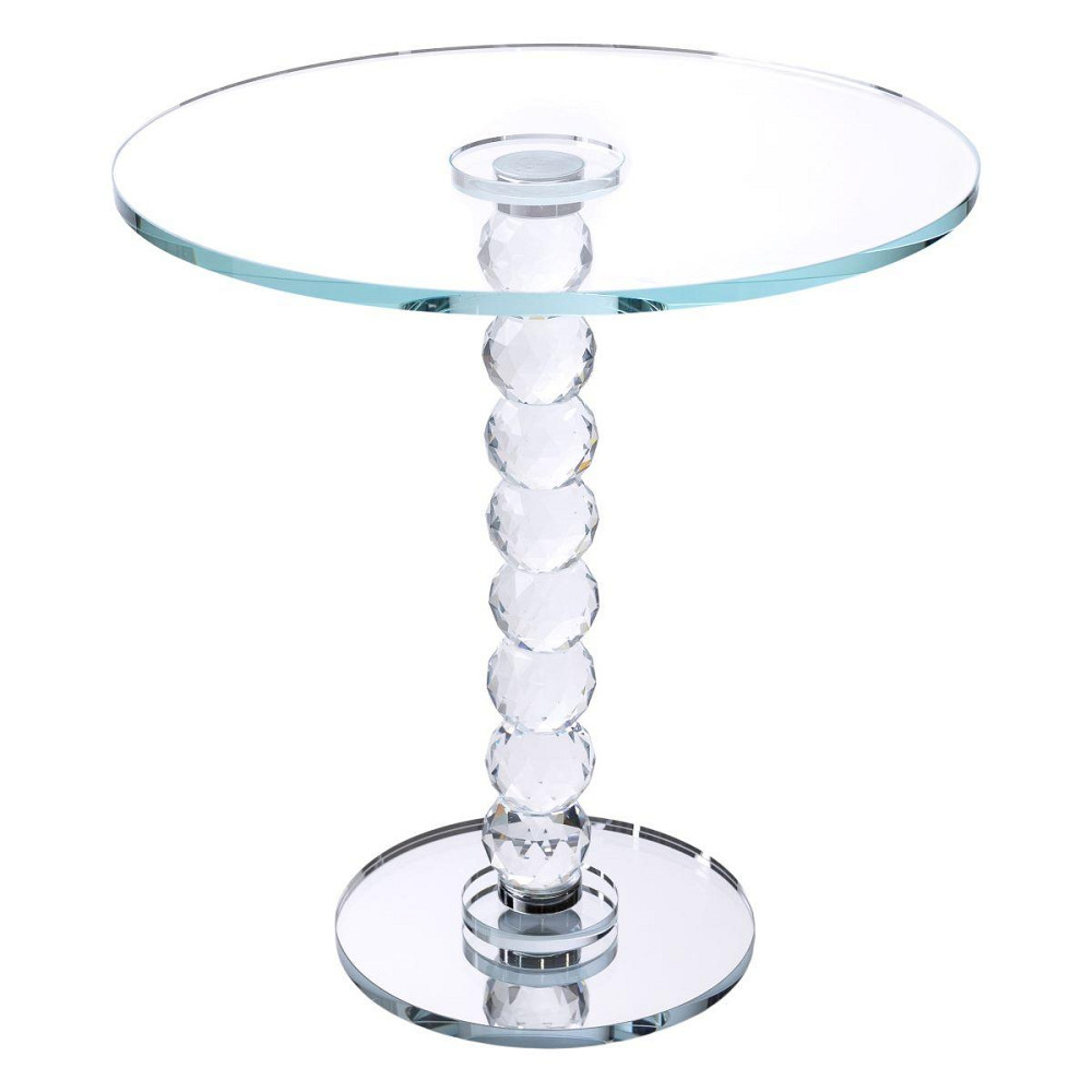 Скляна тортівниця на ніжці 30×32 см для тортів і капкейків Київ - фото 3