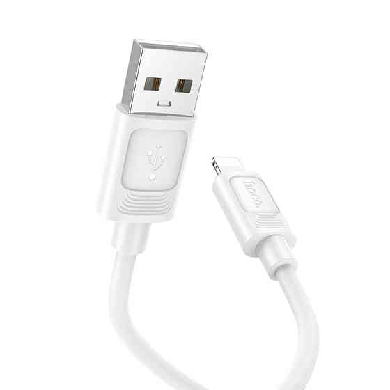 Кабель HOCO X122 Benefit silicone charging data cable iP White Київ