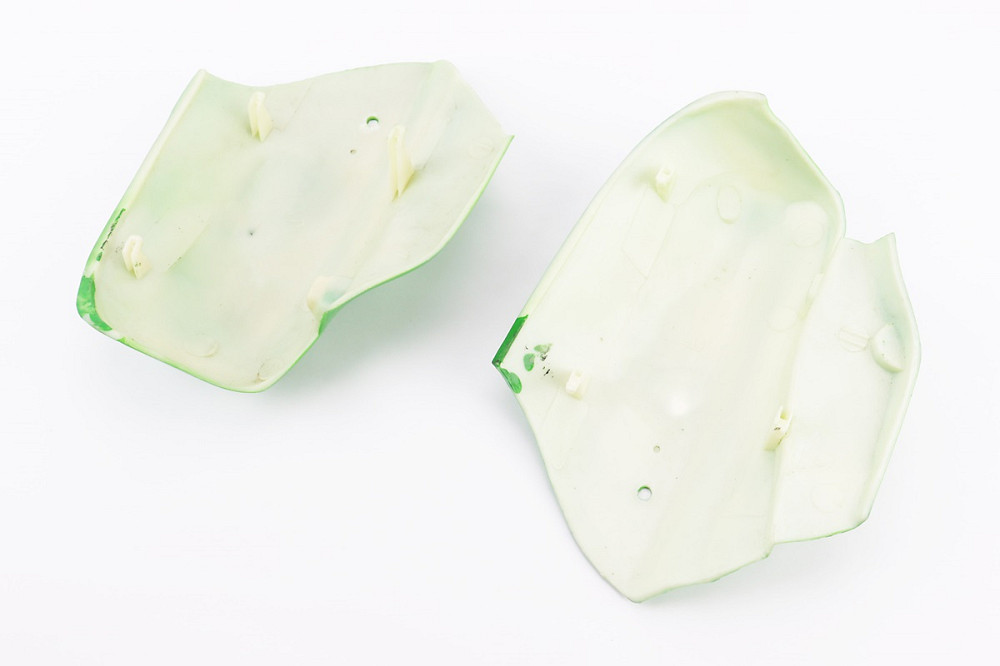 пластик - вставки переднього крила лів., прав к-кт 2шт, ЗЕЛЕНИЙ тип 2 Київ - фото 2