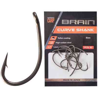 Крючок Brain fishing Curve Shank 2 (10 шт/уп) (1858.80.13) Винница