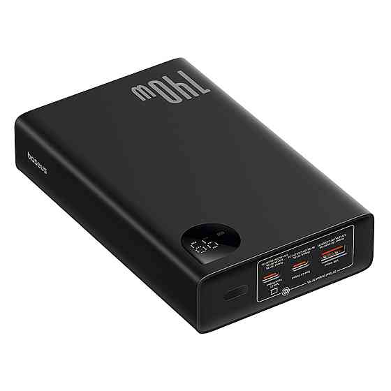 Зовнішній акумулятор Baseus Adaman  Digital Display Fast Charge Power Bank 24000mAh 140W Cluster Black Київ