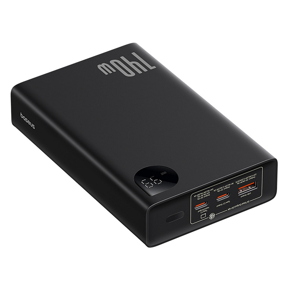 Зовнішній акумулятор Baseus Adaman  Digital Display Fast Charge Power Bank 24000mAh 140W Cluster Black Київ - фото 4
