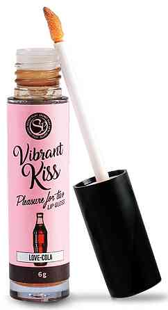 Блеск для губ с эффектом вибрации Secret Play - LIP GLOSS Vibrant Kiss Cola, 6 грамм Sex Aura Киев