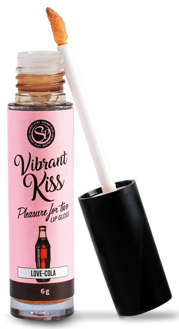 Блеск для губ с эффектом вибрации Secret Play - LIP GLOSS Vibrant Kiss Cola, 6 грамм Sex Aura Киев - изображение 2
