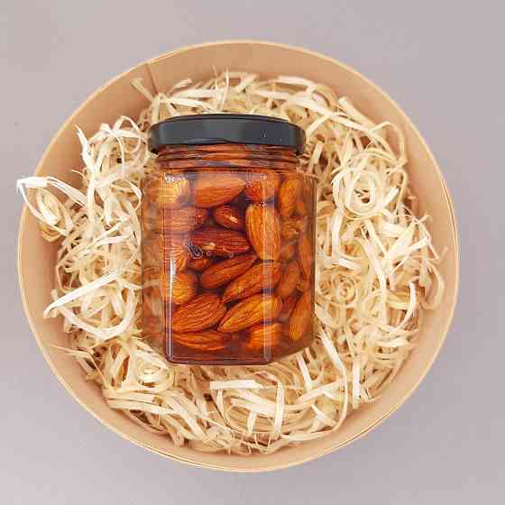 Мед с миндалем 240 грамм Одесса