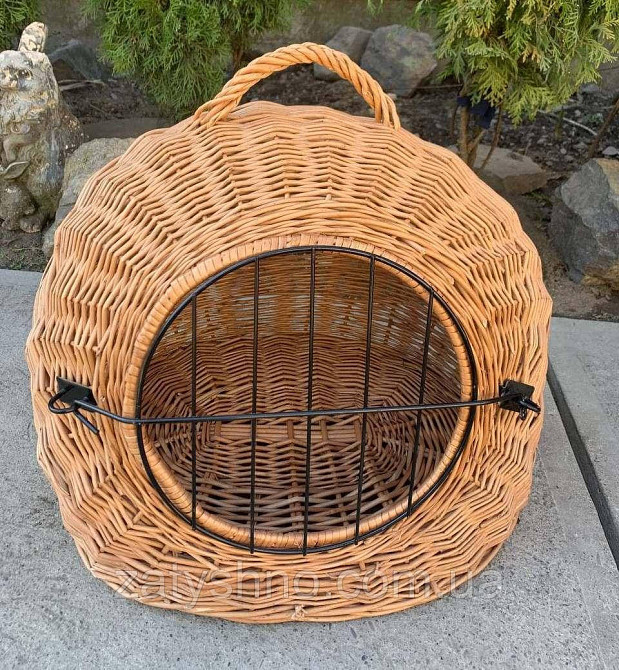 Кошик для кота переноска натуральна Київ - фото 4