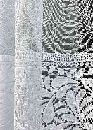 Тюль VR-Textil 2005т Жаккард Белый 400х120 см (42-1028) Киев